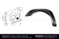 Dansk Front Fender Flare, 9" Left — Porsche 930 Turbo (1976–1989)