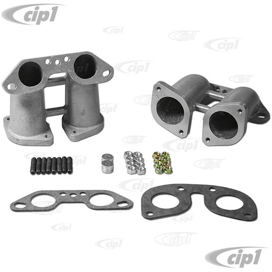 Dual 40–44 IDF Manifold Kit, Bus-Style — Porsche 914 / 912E (Pair)