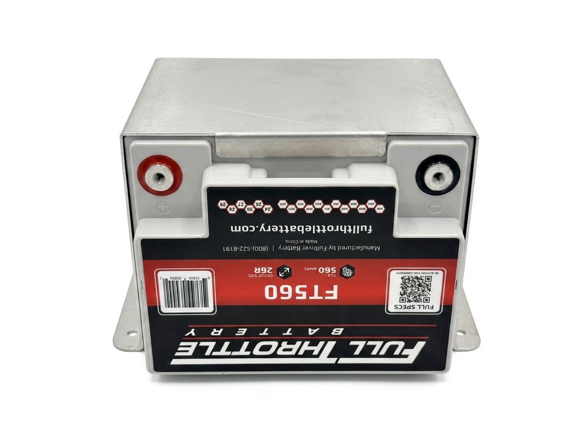 Custom Aluminum Battery Box — Precision-Formed for Full Throttle FT560 (26R) Battery