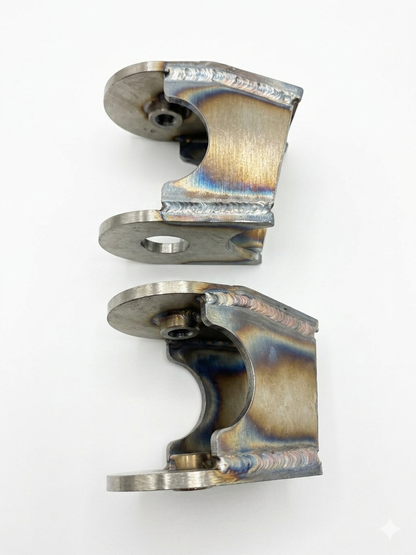 Heavy-Duty TIG-Welded IRS Control Arm Brackets — Swing-to-IRS Conversion Pockets, Pair | VW Type 1