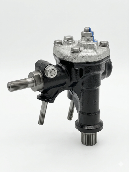 Early VW Type 1 Rebuilt German Steering Box — Worm & Roller, Restored | Beetle & Ghia Pre-1961