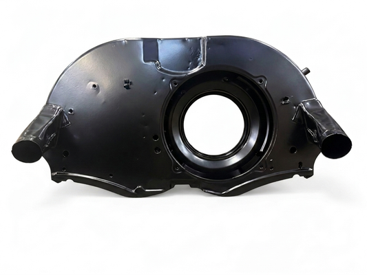 Refurbished Genuine German VW Doghouse Fan Shroud — Cardinal Semi-Gloss Powder Coat | Type 1