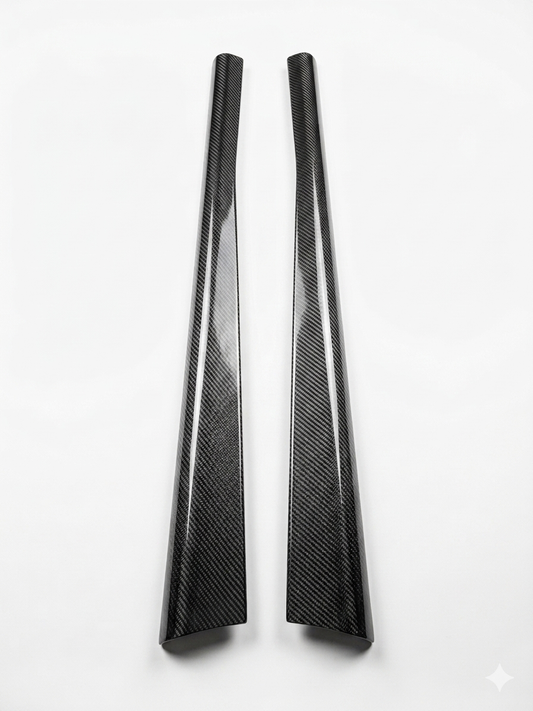 Full Carbon Fiber Running Boards — Lightweight Custom Upgrade | VW Beetle
