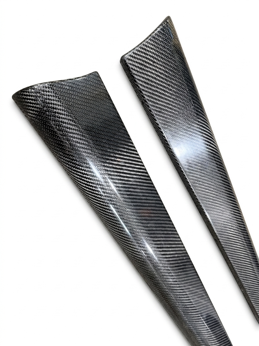 Full Carbon Fiber Running Boards — Lightweight Custom Upgrade | VW Beetle