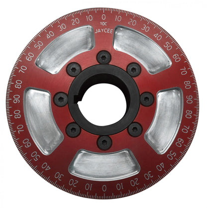 JayCee Billet 5-1/4" Street Pulley, Red