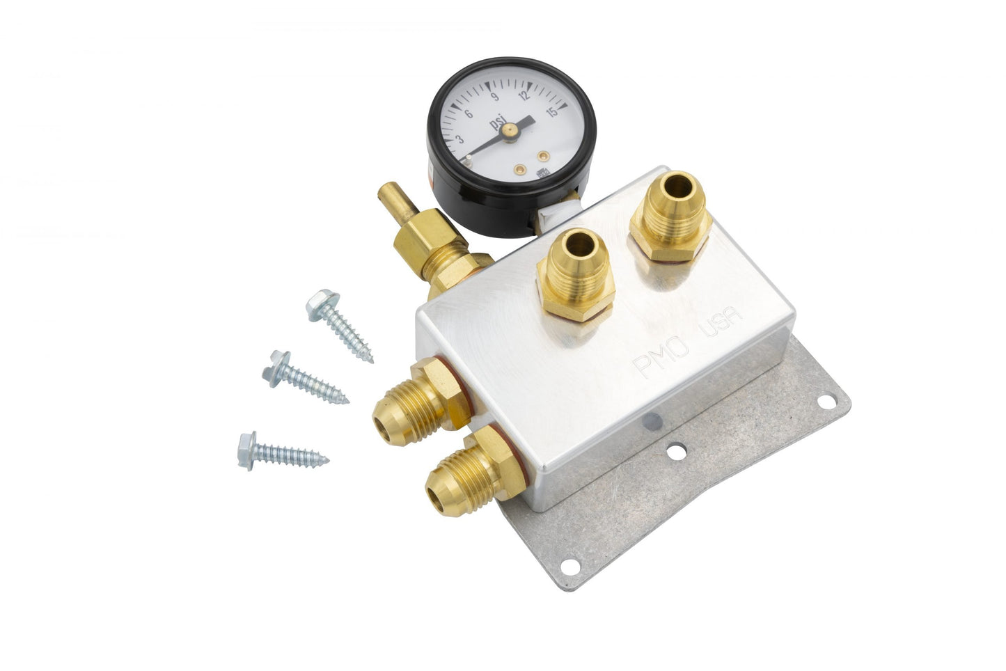 PMO Fuel Pressure Control Unit, AN-6 Fittings — Porsche 911 (1965–1989)