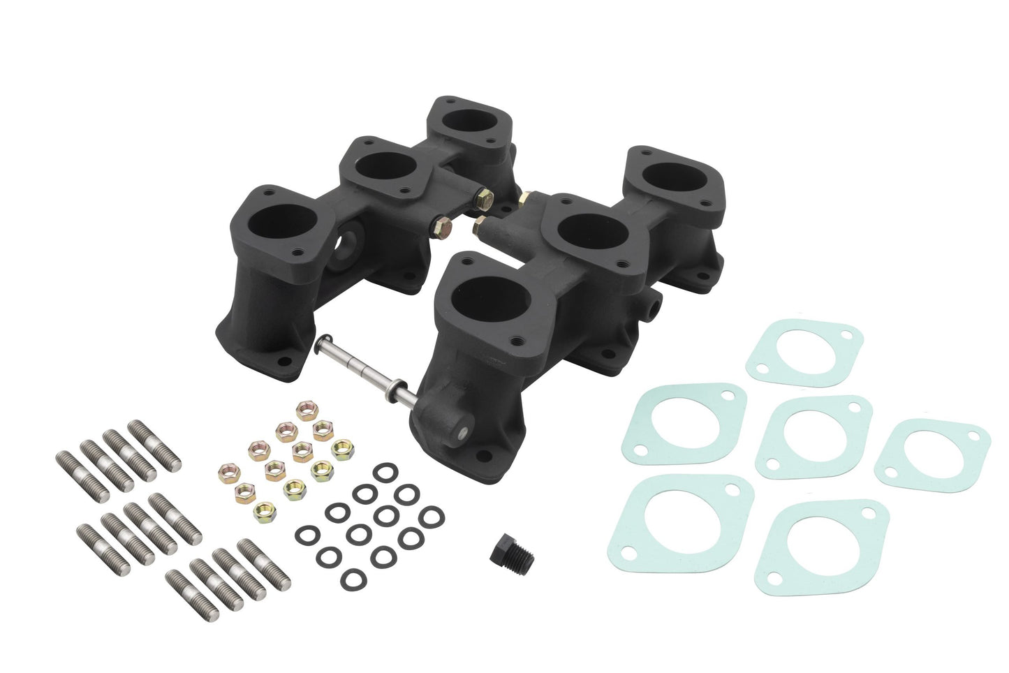 PMO Intake Manifold Set, CIS Injection 40x36mm, Standard Height (82mm), Rennsport "R" Finish for Porsche 911 (PM-O976-0)