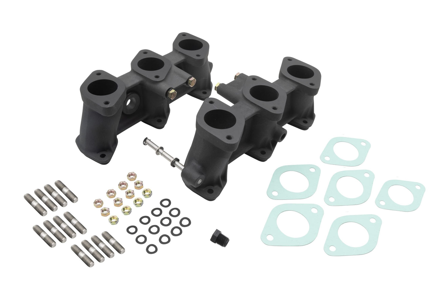 PMO Intake Manifold Set, CIS Injection 40x37mm, Tall Version (100mm), Rennsport "R" Finish for Porsche 911 (PM-O977-0)