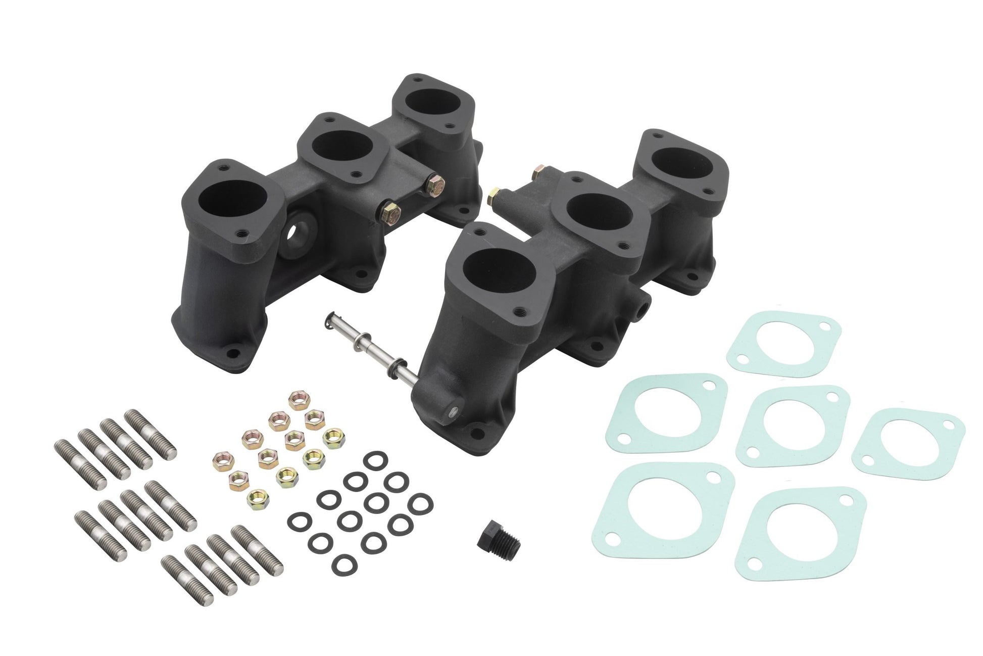 PMO Intake Manifold Set, CIS Injection 40x37mm, Tall Version (100mm), Rennsport "R" Finish for Porsche 911 (PM-O977-0)