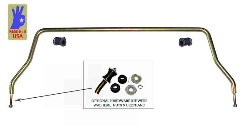 Top Line Front Sway Bar 7/8 inch Stock Height Super Beetle 71-73 87-0308DD