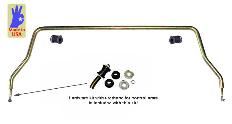 Top Line Front Sway Bar 7/8 inch for Lowered Super Beetle 74-79 87-0309C