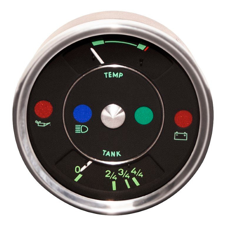 VDO Combination Oil Temp &amp; Fuel Level Gauge — Porsche 356