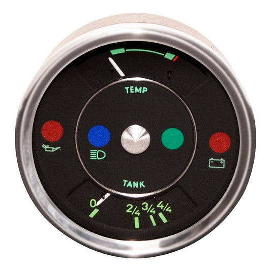 VDO Combination Oil Temperature and Fuel Level Gauge for Porsche 356 — part V5-1984-8