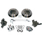 Wide 5 2.5 Inch Lowered Ball Joint Drum to Disc Brake Conversion Kit, fits ’66-’77 Bug, Ghia & Thing for Beetle, Karmann...