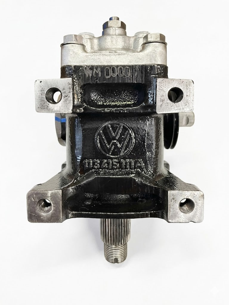 Rebuilt VW Super Beetle Steering Box — Worm & Roller, OEM German | Type 1 1971–1979