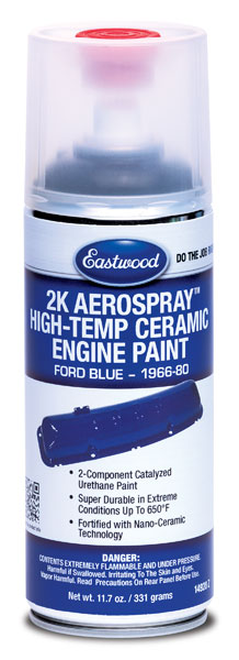 Eastwood 14928Z 2K High-Temp Ceramic Engine Paint Ford Blue