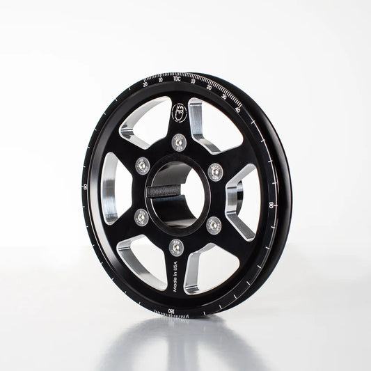 King Performance 5.25" Billet Pulley System, Top & Bottom Pulley Complete Kit
