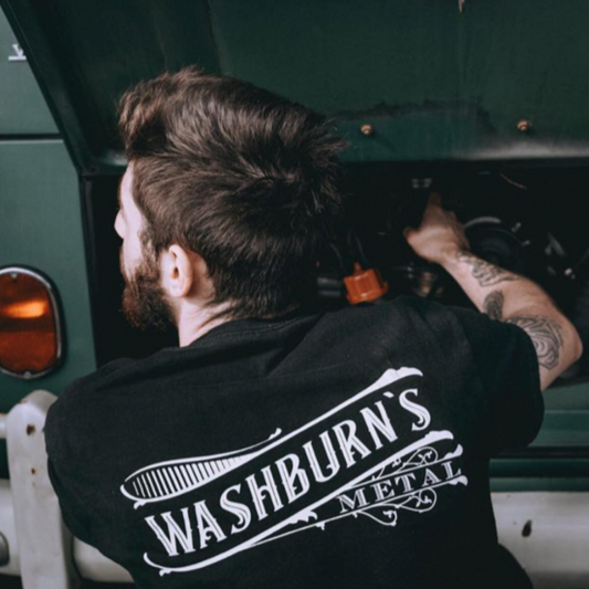 Original Washburn's Metal Retro Version Short Sleeve