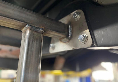 Rotisserie Kit: "Weld It Yourself" (without wheels) — in-context fitment view